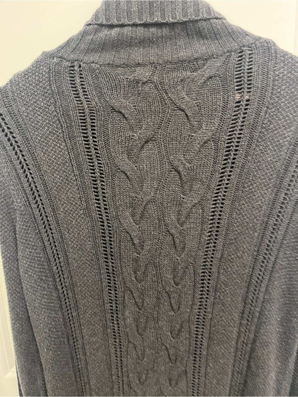 UGG Australia Dark Grey 100% Cotton Cardigan Sweater Size xs / s - Picture 7 of 8